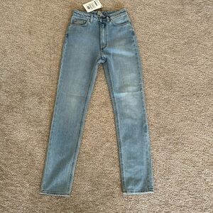 NWT Toteme high waist straight denim jeans size 26